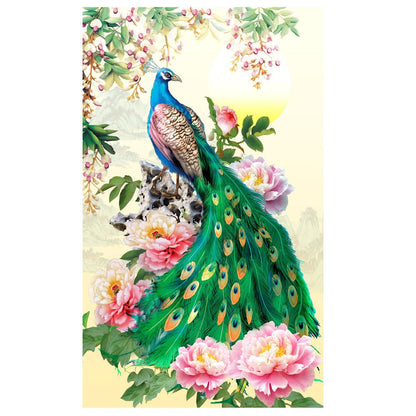 Peafowl - Full Square Drill Diamond Painting 30*47CM