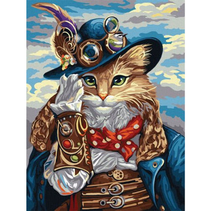 Pirate Cat - 11CT Stamped Cross Stitch 40*53CM