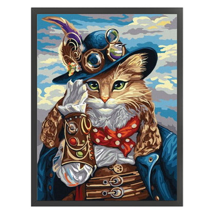 Pirate Cat - 11CT Stamped Cross Stitch 40*53CM