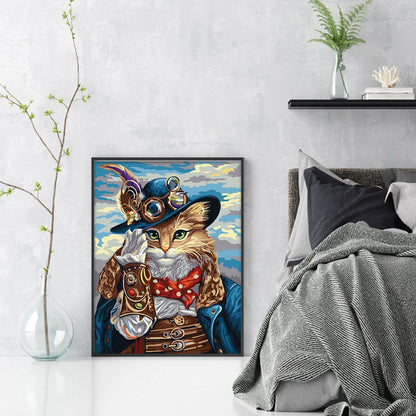 Pirate Cat - 11CT Stamped Cross Stitch 40*53CM