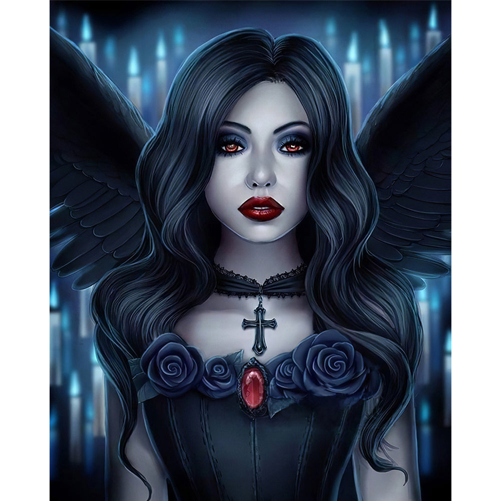 Dark Woman - 11CT Stamped Cross Stitch 40*50CM