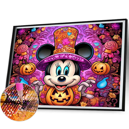 Halloween Mickey Mouse - Full Round Drill Diamond Painting 50*40CM