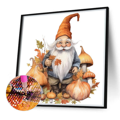 Autumn Mushroom Goblin - Full Round Drill Diamond Painting 40*40CM