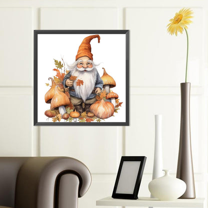 Autumn Mushroom Goblin - Full Round Drill Diamond Painting 40*40CM