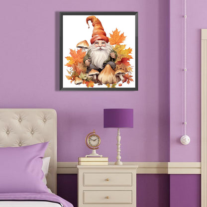 Autumn Mushroom Goblin - Full Round Drill Diamond Painting 40*40CM