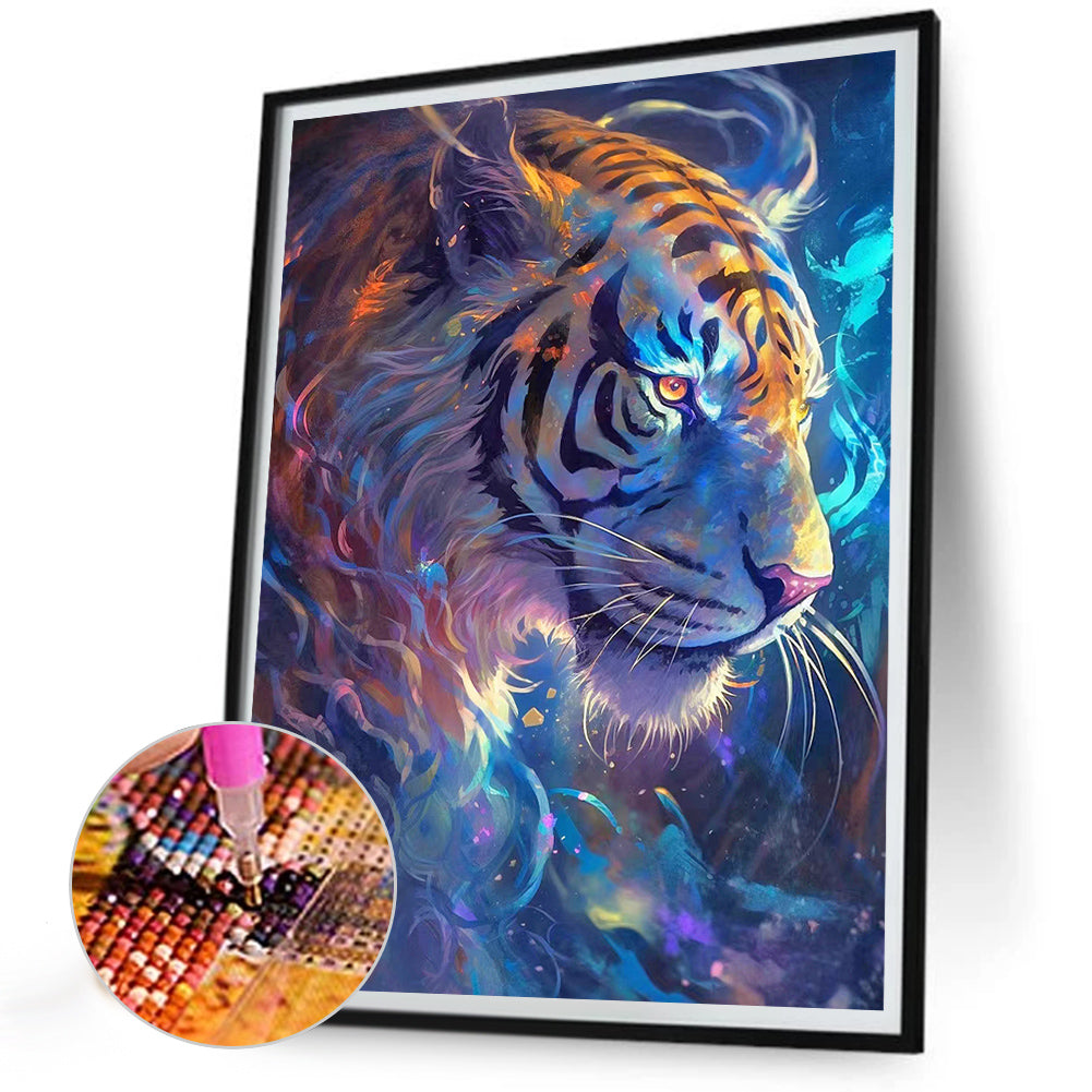 Phantom Tiger - Full Round Drill Diamond Painting 30*40CM