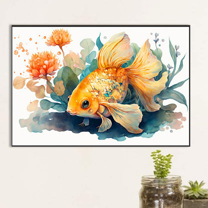 Goldfish Roaming - Full Round Drill Diamond Painting 60*40CM