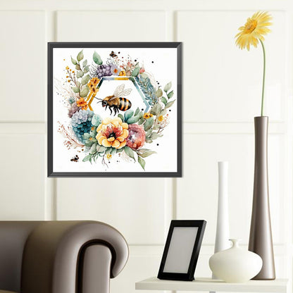 Bee - Full Round Drill Diamond Painting 40*40CM