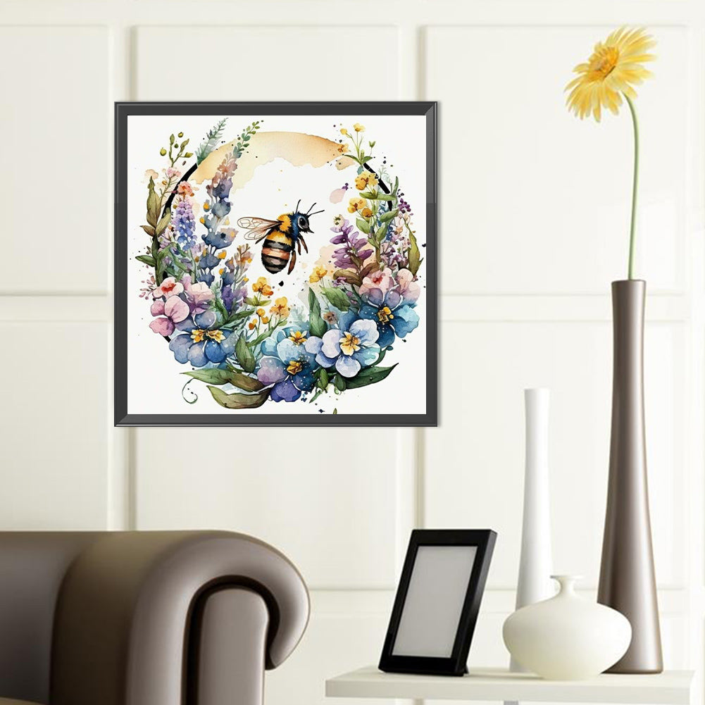 Bee - Full Round Drill Diamond Painting 40*40CM