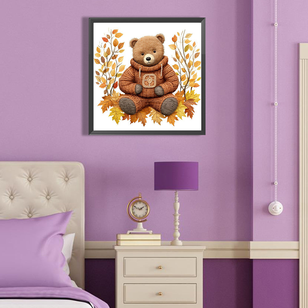 Bear - Full Round Drill Diamond Painting 40*40CM