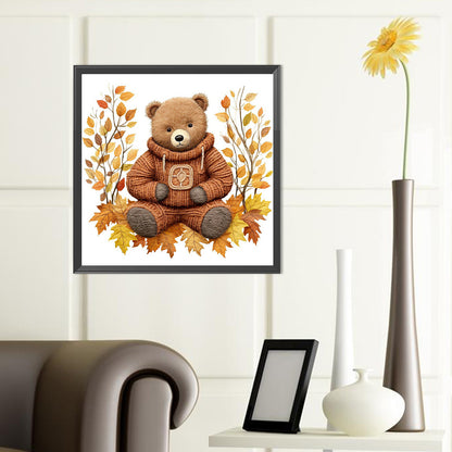 Bear - Full Round Drill Diamond Painting 40*40CM