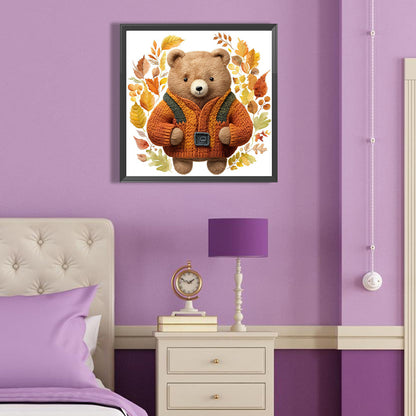 Bear - Full Round Drill Diamond Painting 40*40CM