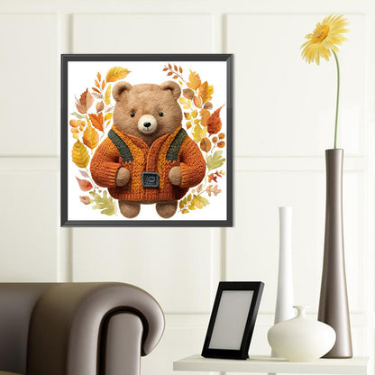 Bear - Full Round Drill Diamond Painting 40*40CM