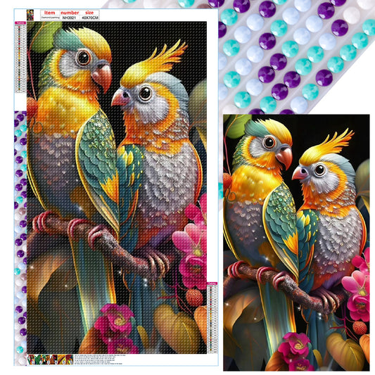 Romantic Bird - Full Round Drill Diamond Painting 40*70CM