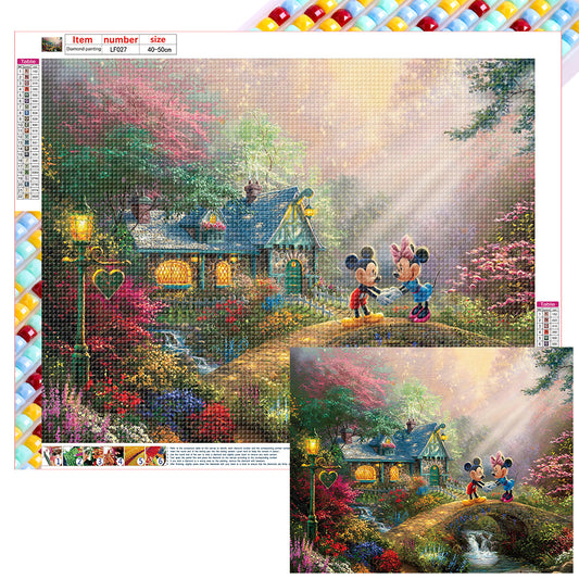 Country Mickey Mouse - Full Square Drill Diamond Painting 50*40CM