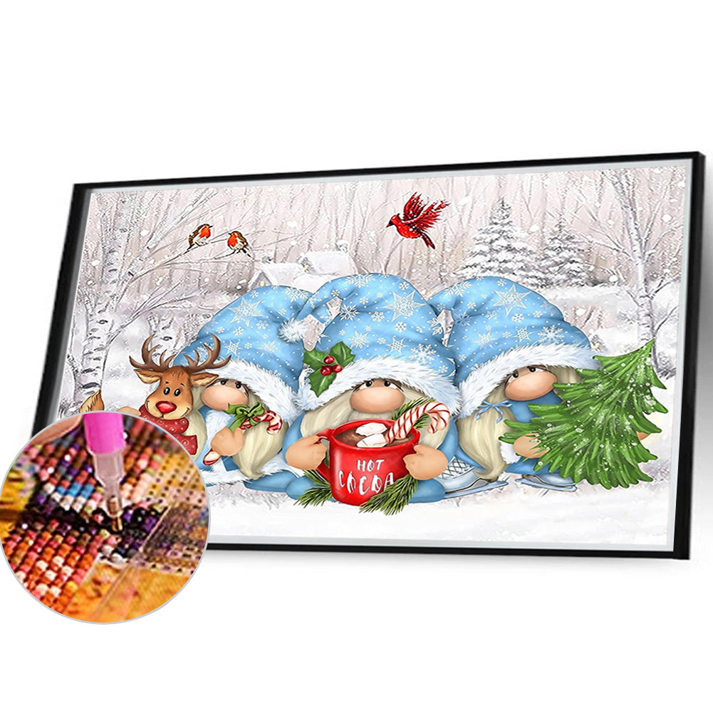 Winter Goblin - Full Square Drill Diamond Painting 40*30CM