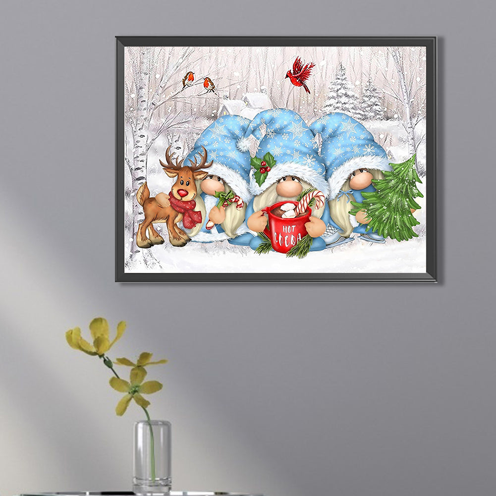 Winter Goblin - Full Square Drill Diamond Painting 40*30CM