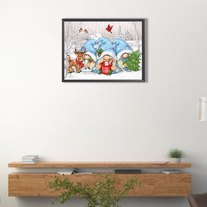 Winter Goblin - Full Square Drill Diamond Painting 40*30CM