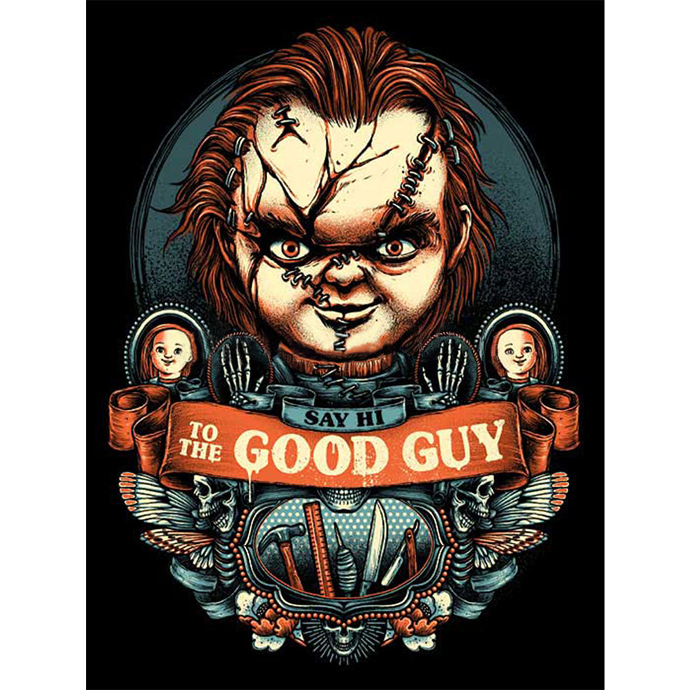 Horror Halloween-Chucky - 11CT Stamped Cross Stitch 40*56CM