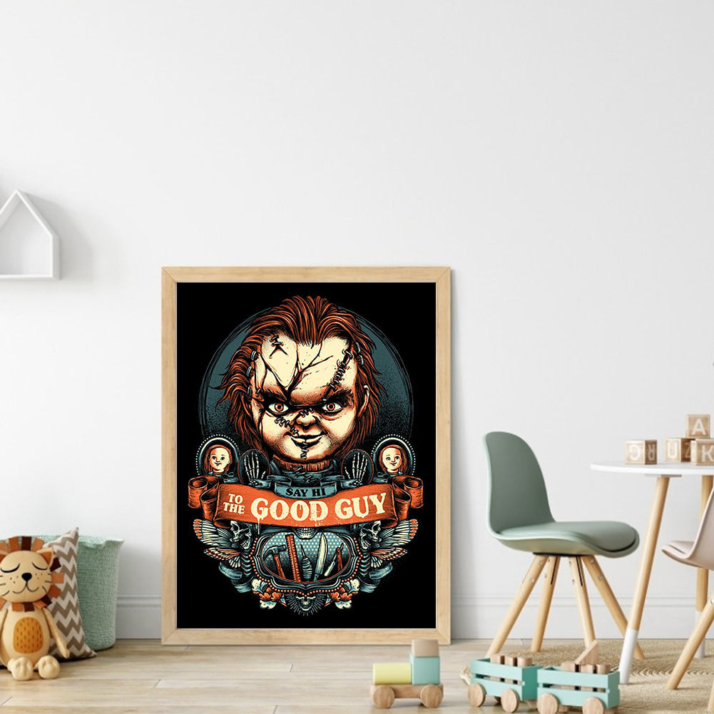 Horror Halloween-Chucky - 11CT Stamped Cross Stitch 40*56CM