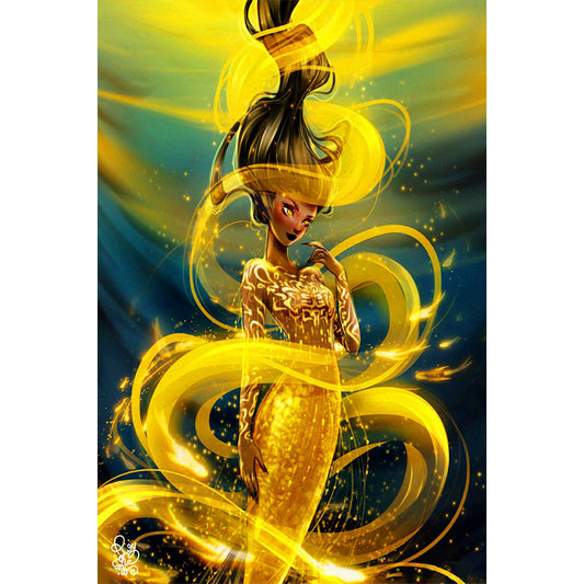 Mermaid - Full Round Drill Diamond Painting 40*60CM