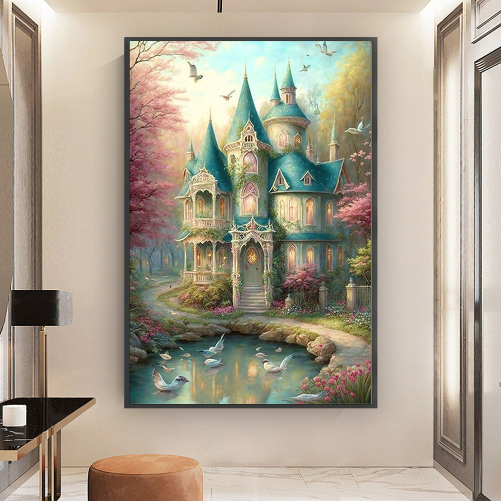 Landscape Castle - 11CT Stamped Cross Stitch 50*75CM