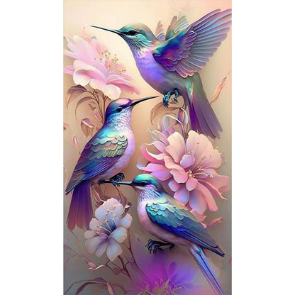 Hummingbird - Full Round Drill Diamond Painting 40*70CM