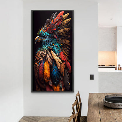 Siberian Eagle - Full Round Drill Diamond Painting 40*80CM