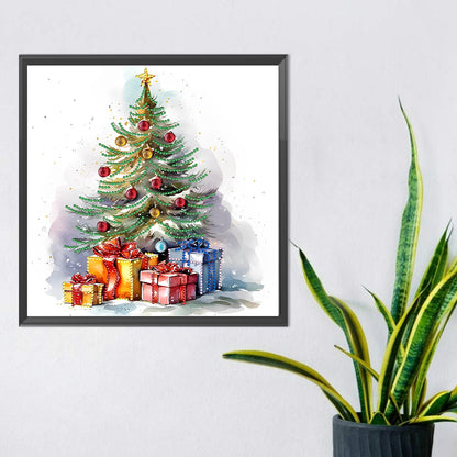 Christmas Tree - Special Shaped Drill Diamond Painting 30*30CM