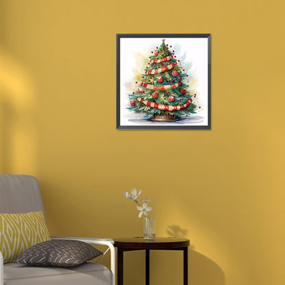 Christmas Tree - Special Shaped Drill Diamond Painting 30*30CM