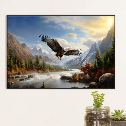 Soaring Eagle - Full Round Drill Diamond Painting 60*40CM