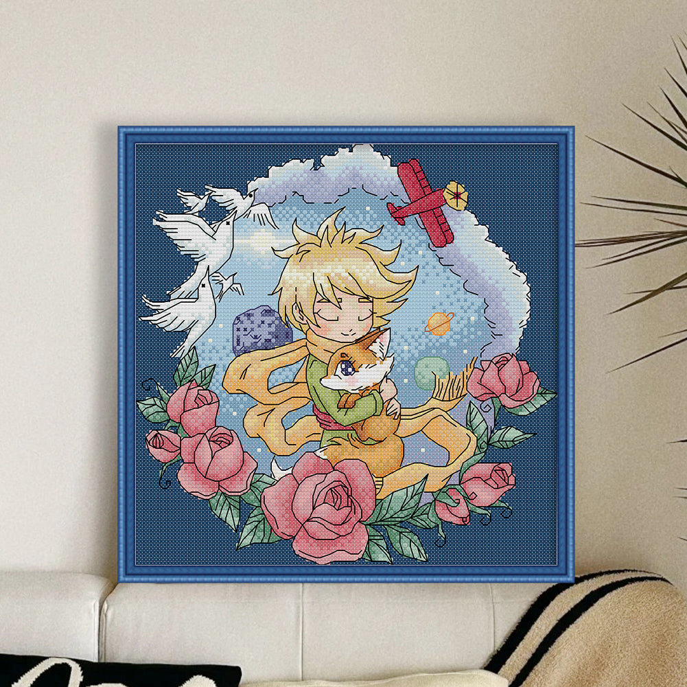 Little Prince - 11CT Stamped Cross Stitch 37*36CM(Joy Sunday)