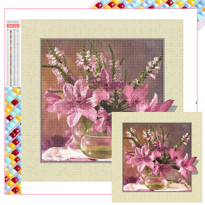 3D Vase - Full Square Drill Diamond Painting 35*35CM