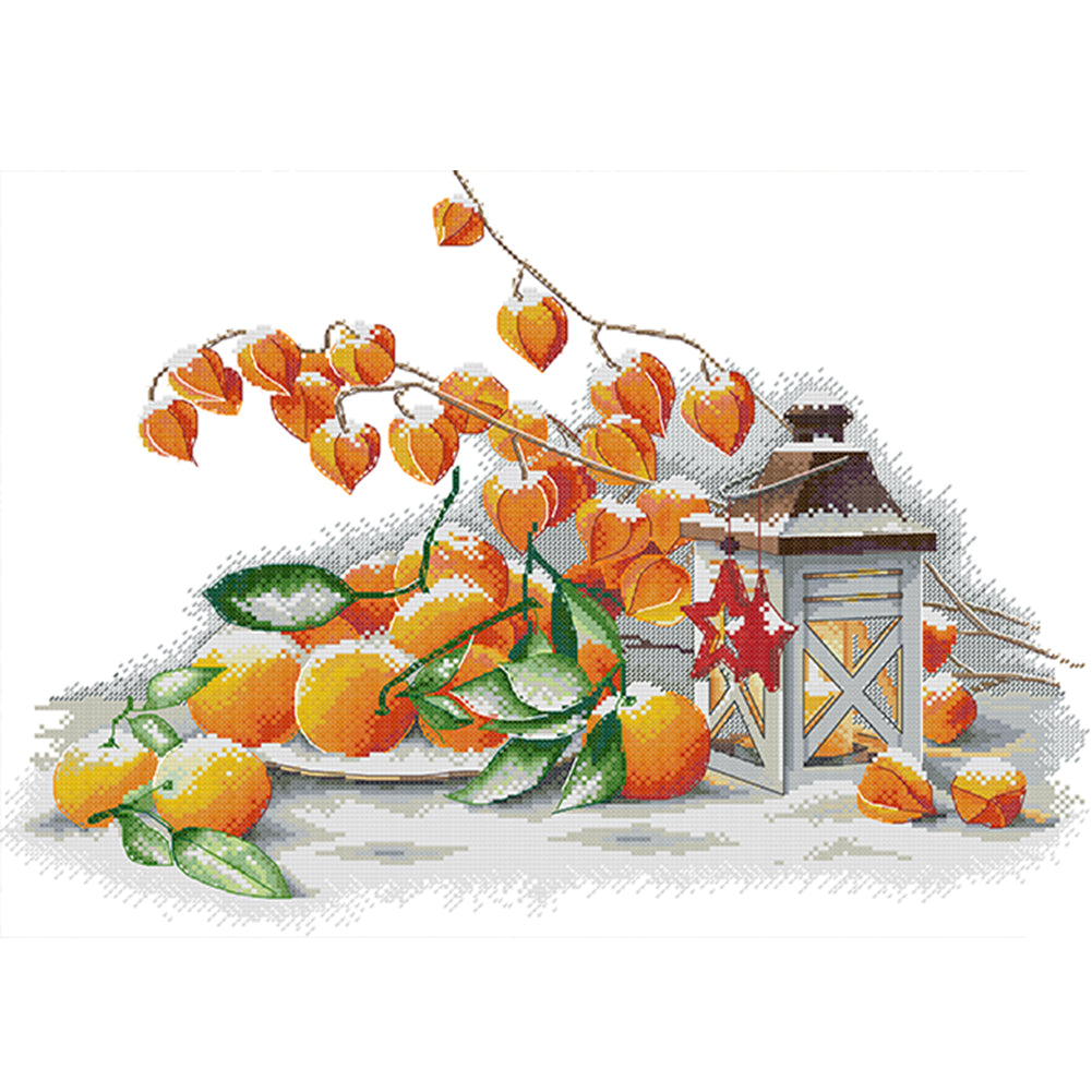 Autumn Rhyme - 14CT Stamped Cross Stitch 48*37CM(Joy Sunday)