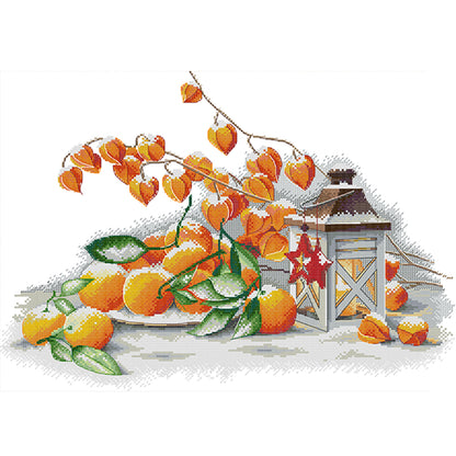 Autumn Rhyme - 14CT Stamped Cross Stitch 48*37CM(Joy Sunday)