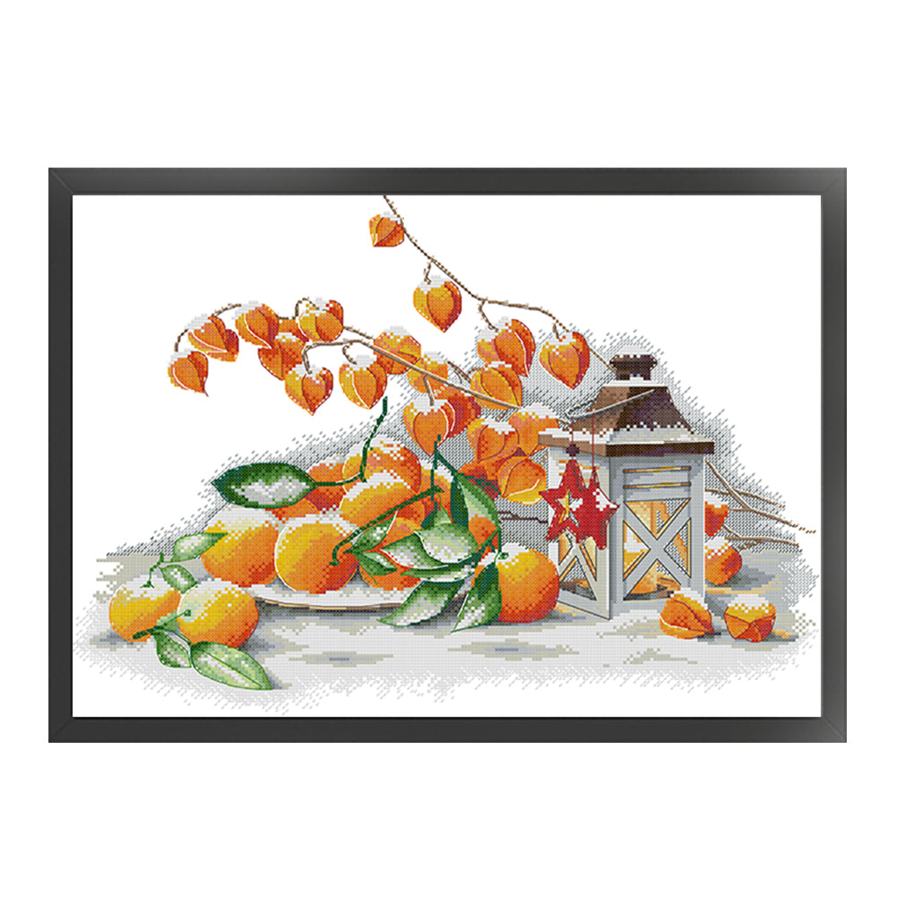 Autumn Rhyme - 14CT Stamped Cross Stitch 48*37CM(Joy Sunday)