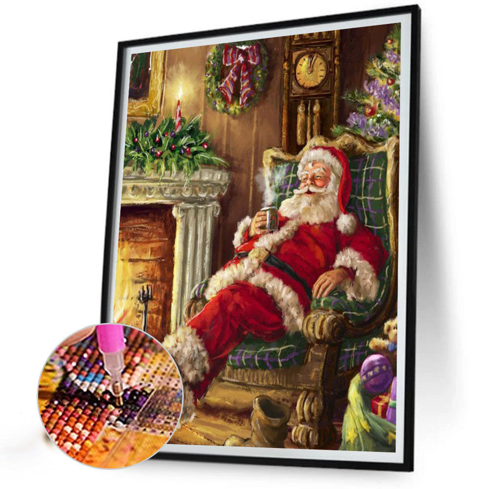 Santa Claus - Full Round Drill Diamond Painting 40*50CM