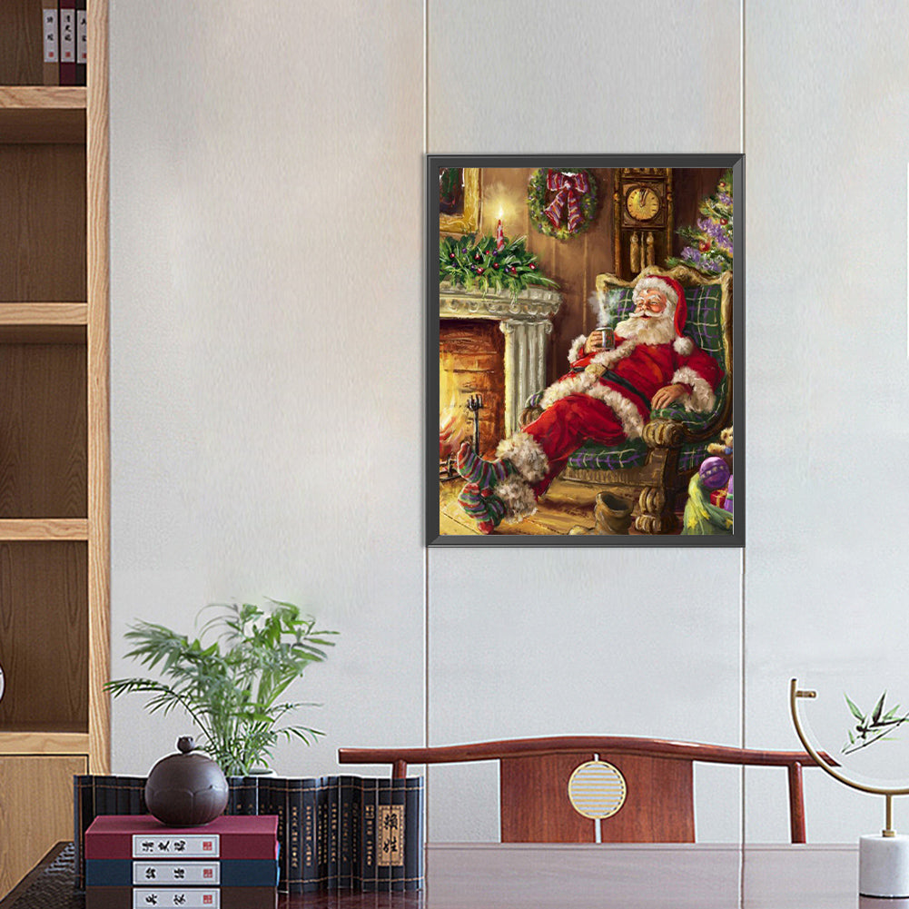 Santa Claus - Full Round Drill Diamond Painting 40*50CM