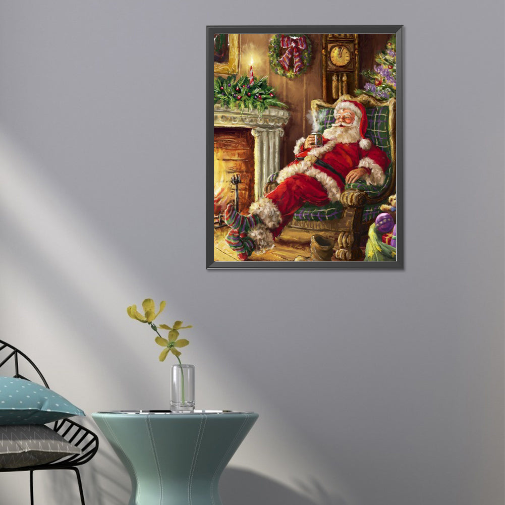 Santa Claus - Full Round Drill Diamond Painting 40*50CM