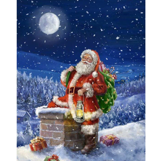 Santa Claus - Full Round Drill Diamond Painting 40*50CM