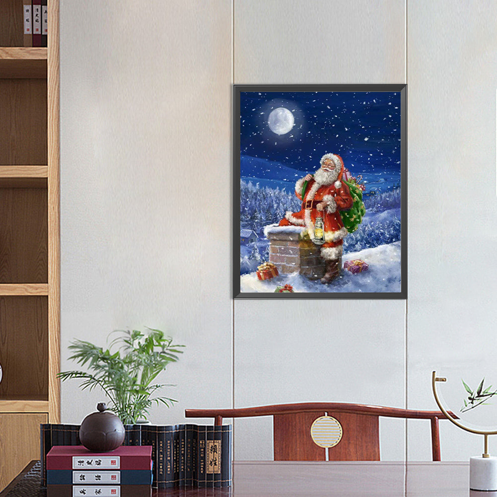 Santa Claus - Full Round Drill Diamond Painting 40*50CM