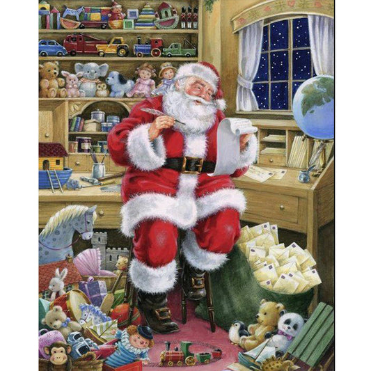 Santa Claus - Full Round Drill Diamond Painting 40*50CM