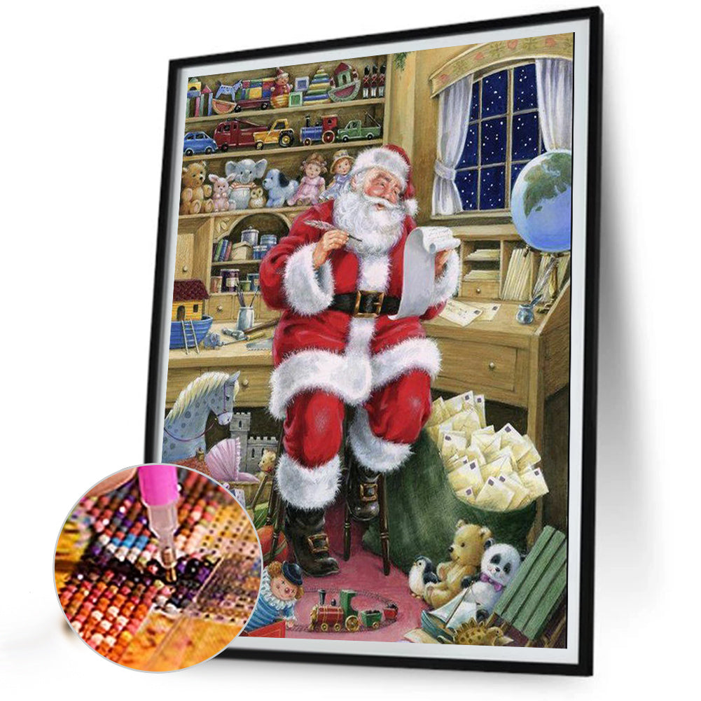 Santa Claus - Full Round Drill Diamond Painting 40*50CM