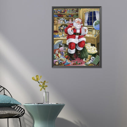 Santa Claus - Full Round Drill Diamond Painting 40*50CM