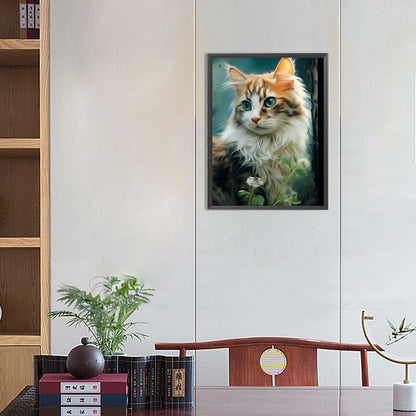 Cat - Full AB Dril Square Diamond Painting 30*40CM