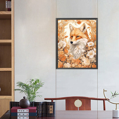 Fox - Full AB Dril Round Diamond Painting 40*50CM