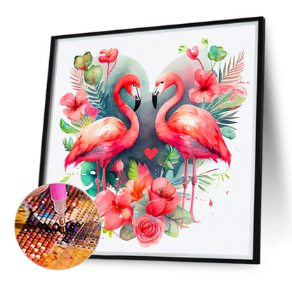 Flamingo - Full Round Drill Diamond Painting 40*40CM