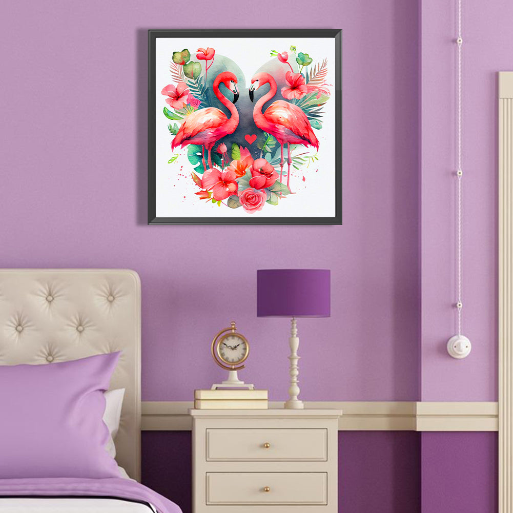 Flamingo - Full Round Drill Diamond Painting 40*40CM