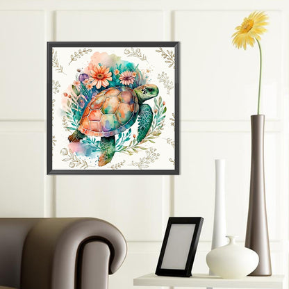 Sea Turtle - Full Round Drill Diamond Painting 40*40CM