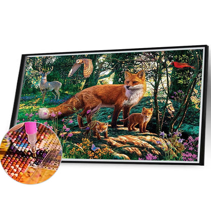 Forest Fox - Full Square Drill Diamond Painting 40*30CM